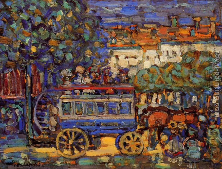 Maurice Brazil Prendergast : Paris Omnibus